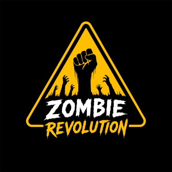 logo zombie revolution v1 - round